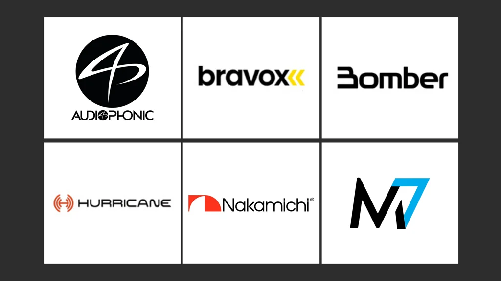 Fornecedores audiophonic bravox bomber hurricane nakamichi m7