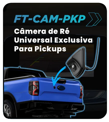 Câmera De Ré Universal Exclusiva Para Pickups