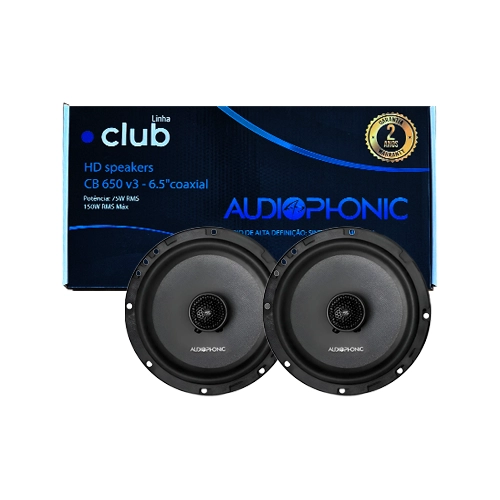 Par De Alto Falante Audiophonic Club 6'' Cb 650 V3 150w Rms