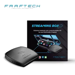 Streaming Box Plus+ Versão 2025 64gb + 128gb Sd + 4gb Ram Preto