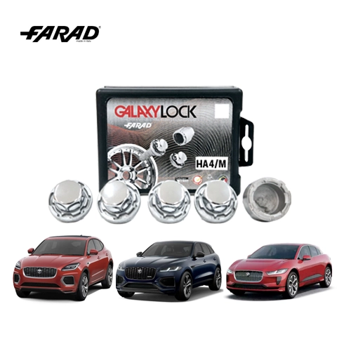 HA4 M - ANTIFURTO DE RODAS GALAXYLOCK CROMADO JAGUAR Antifurto de Rodas FARAD Galaxylock Cromado Cód. HA4/M