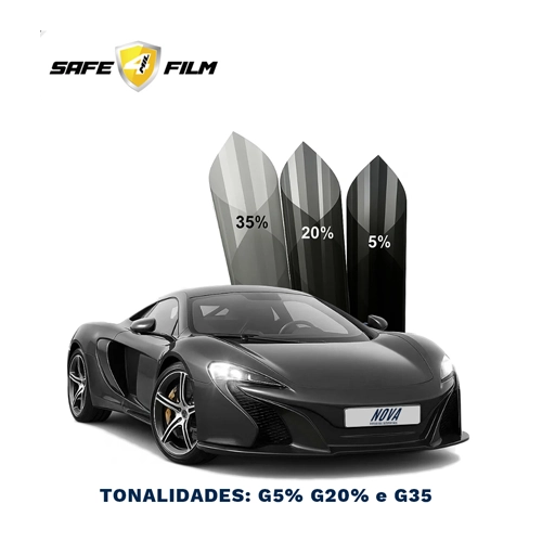 PELICULA UPPER G5 G20 G35 BLACK Safe 4 Film Escolha a tonalidade DA PELÍCULA DE SEGURANÇA