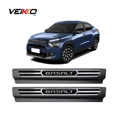 Soleira Citroën Basalt 2025 Aço Escovado Para 4 Portas 2920 Imitando Aço Escovado