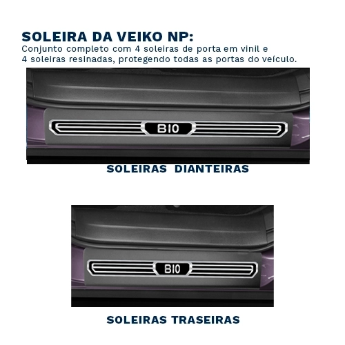 np veikko Soleira Premium Leapmotor B10 Elegance P/ As 4 Portas 2944 Preto Soleira Premium Leapmotor B10 - Elegance - 2944
