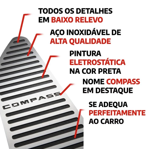 DESCANSO DE PE COMPASS Jeep Commander Descanso De Pé