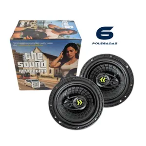 Alto Falante 6" Triaxial Bravox REVO6 140W RMS 4 Ohms O Par