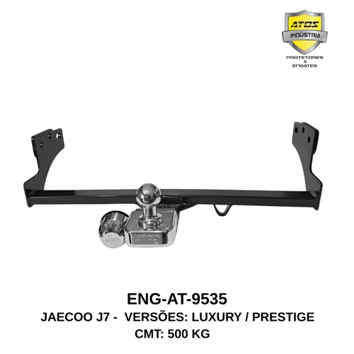 ENG-AT-9535, ENGATE REBOQUE FIXO JAECOO J7 2025 e 2026 Engate fixo Linha premium Atos para novo JAECOO J7 2026!