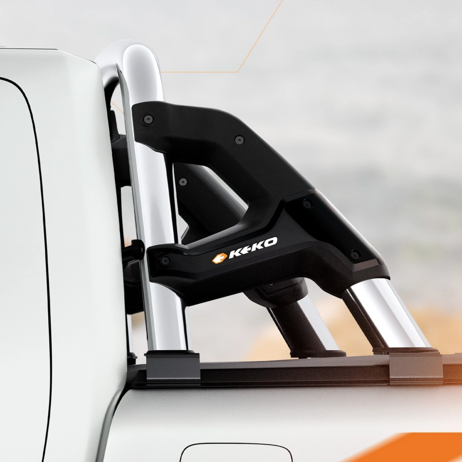 Santo Antônio K3 Cromo Santo Antônio K3 modifica o estilo da sua picape