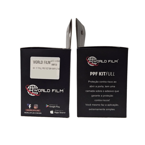 KIT PPF PARA MAÇANETA PORTAS E SOLEIRAS-2 Kit PPF Full Contra Riscos e Arranhões World Film - 98030