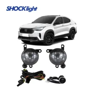 KIT FAROL DE MILHA FASTBACK 2026 SEM MOLDURA COM BOTAO MODELO TOUCH