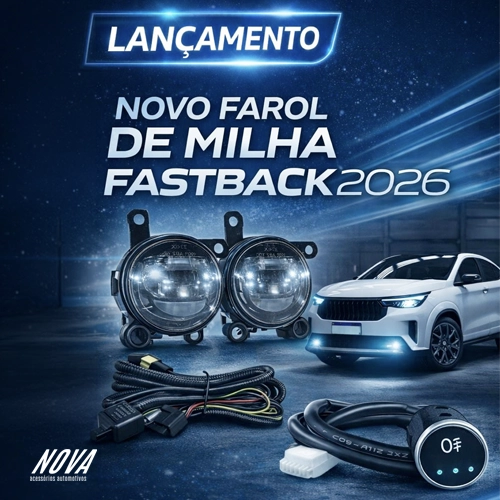 SL-092210U, KIT FAROL DE MILHA FASTBACK 2026 SEM MOLDURA COM BOTAO MODELO TOUCH----- KIT FASTBACK 2026 > FAROL LED BOTÃO TOUCH
