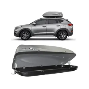 SportRack Maleiro de Teto Fechado Conquest 450L Cinza