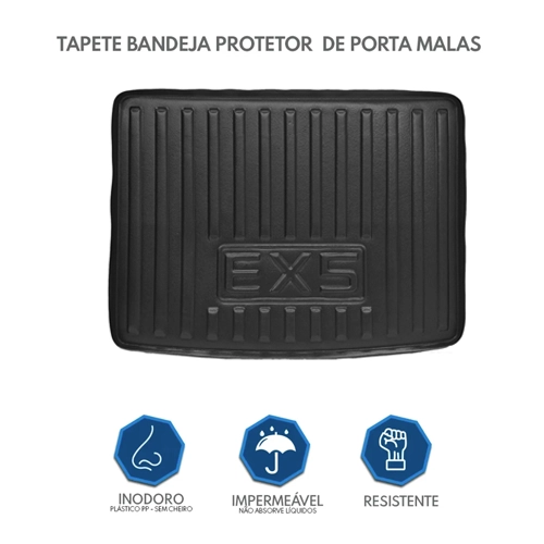 BANDEJA PROTETOR PORTA MALAS EX5 2026 Tapete Bandeja Protetor Porta Malas Geely Ex5 2026