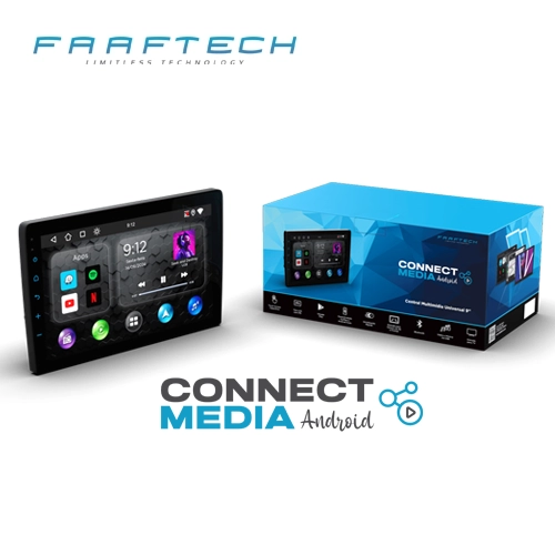 FT-MM-CMA9-MULTIMIDIA DE 9 POLEGADAS Central Multimídia 9 polegadas Android com Apple Carplay e Android Auto Sem Fio Espelhamento 2gb 32gb Faaftech FT-MM-CMA9