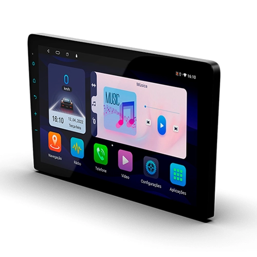 ConnectMedia Android Central Multimídia 9 polegadas Android com Apple Carplay e Android Auto Sem Fio Espelhamento 2gb 32gb Faaftech FT-MM-CMA9