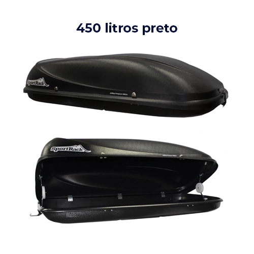 bagageiro de teto sportrack BAGAGEIRO CONQUEST PRETO 450L THULE