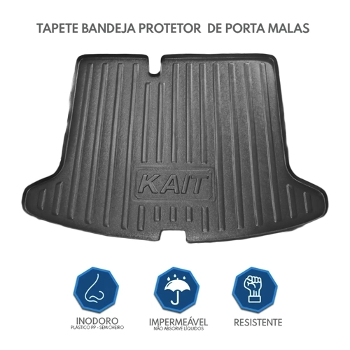 Tapete Bandeja Porta Malas Kait 2026 Carbag 07.09 Preto