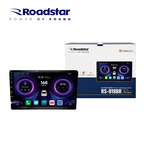 Multimídia Roadstar 9 polegadas Octa-Core