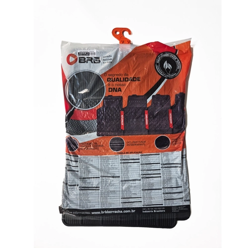 Jogo Tapete Borracha Modelo Universal Série 2 BRB Linha Stratus - 4 Peças