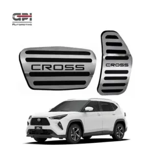 Pedaleira em Aço Inox para Toyota Yaris Cross