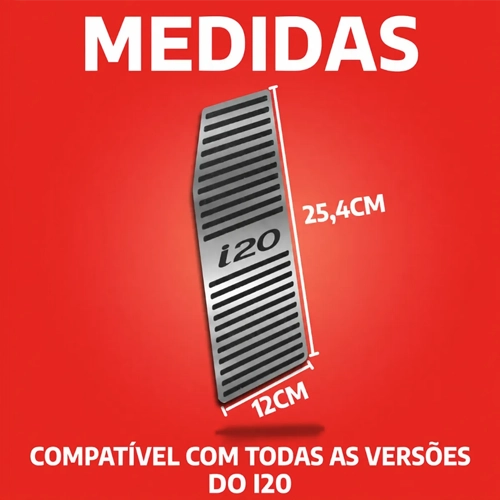 medida descando de pe hyundai i20