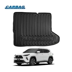 Tapete De Porta Malas Bandeja Yaris Cross 2026 Plastico Preto Carbag