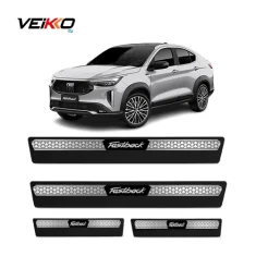 Kit Soleira Elegance - Aço Escovado Premium Fastback