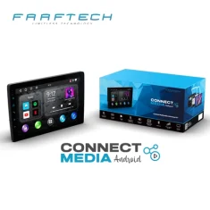 Central Multimídia 9 polegadas Android com Apple Carplay e Android Auto Sem Fio Espelhamento 2gb 32gb Faaftech FT-MM-CMA9